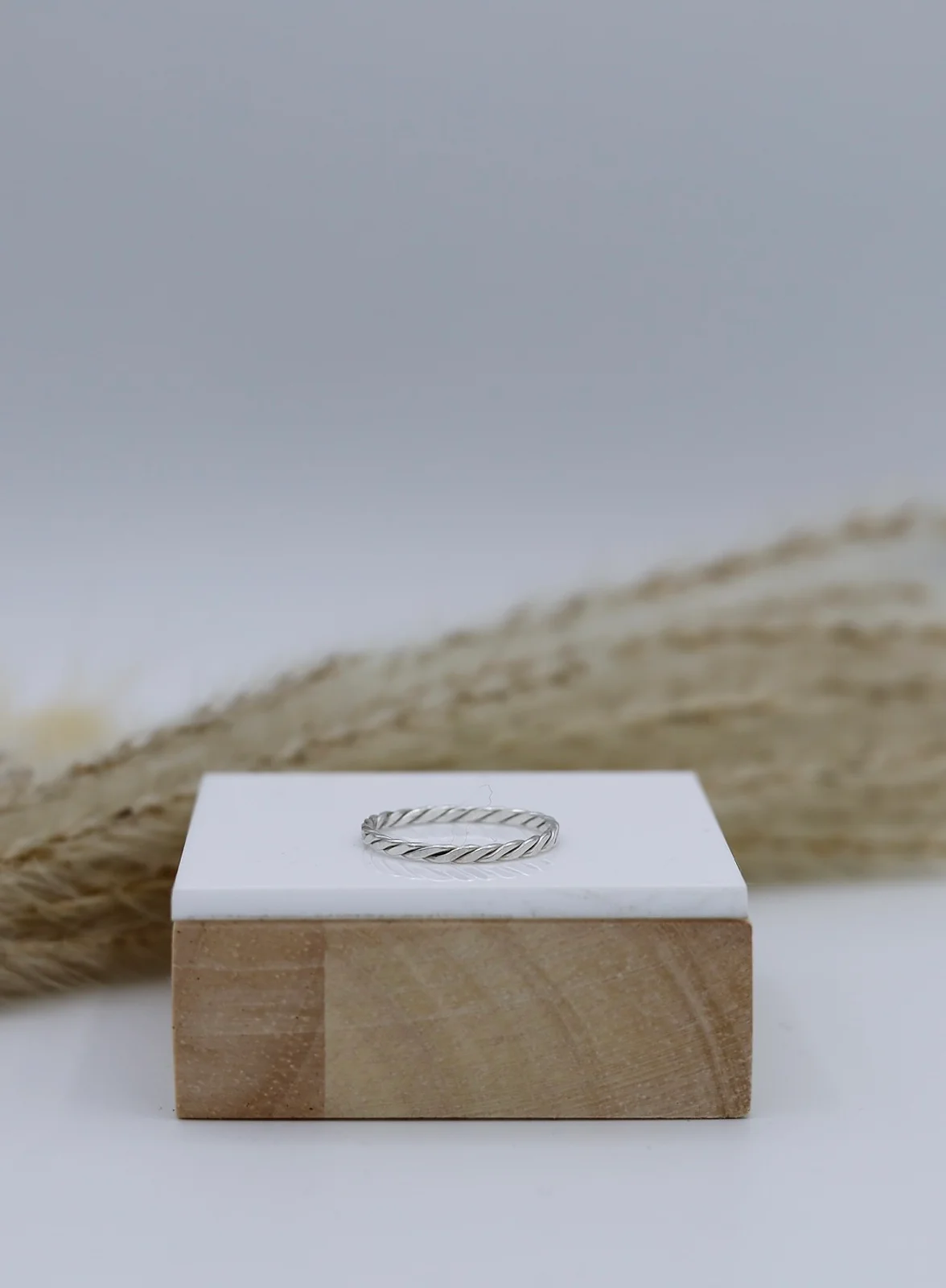 Ring - Rope hammered